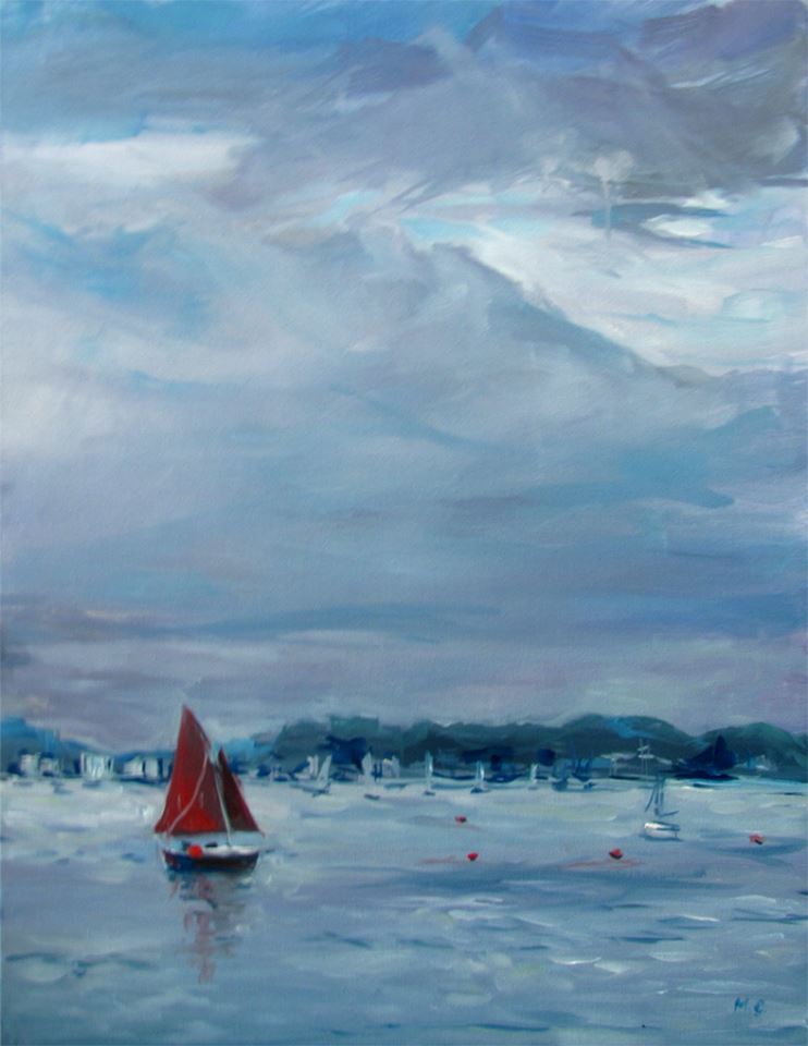 Oil Paintings, View from Cardiff Barrage