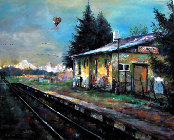 Oil Paintings, Wanderlust, Oil on Canvas, 60x50 cm, Author Marketa Cenkerova