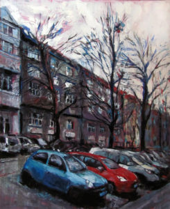 Winter in the City, Oil on Canvas, 40x50 cm, Author Marketa Cenkerova