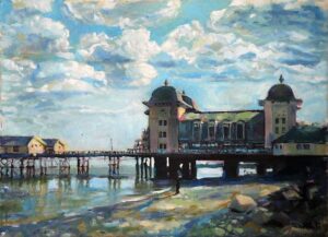 Oil Paintings, Penarth Pier, Oil on Canvas, 30x40 cm