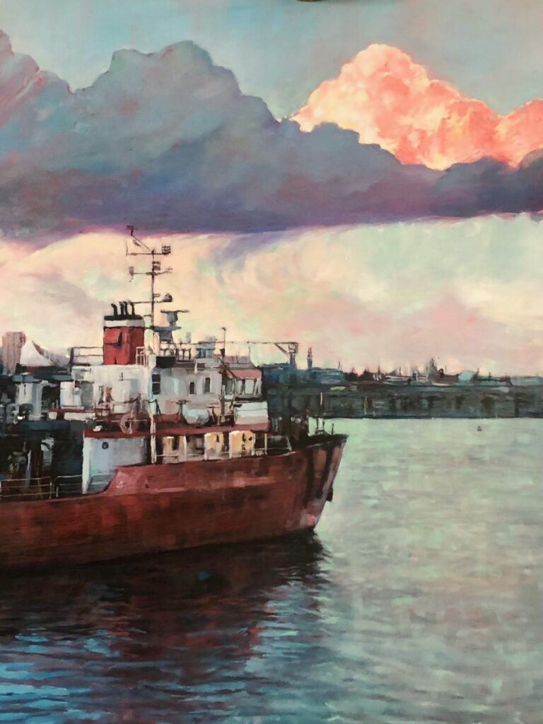 Drama above the Cardiff Bay